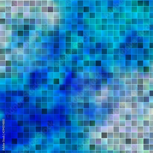 Light BLUE vector template with rectangles.