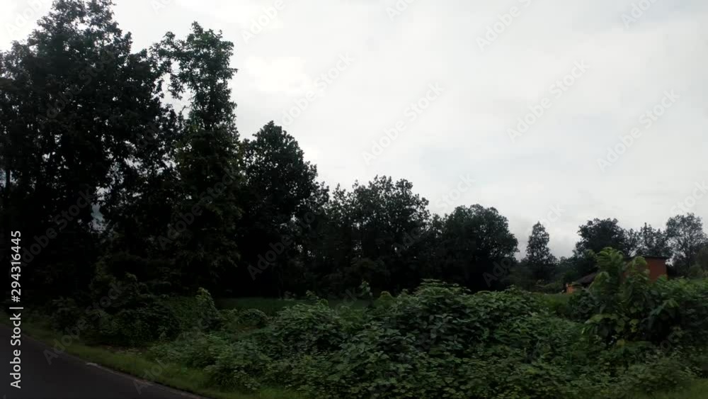 Beautiful nature view from Car Window Beautiful nature view from Car Window