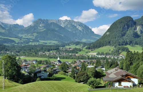 Urlaubsort Kössen in Tirol,Österreich photo