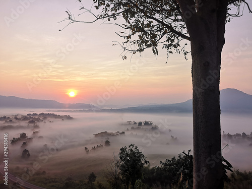Sea of Fog in Khao Kho Phetchabun, Thailand