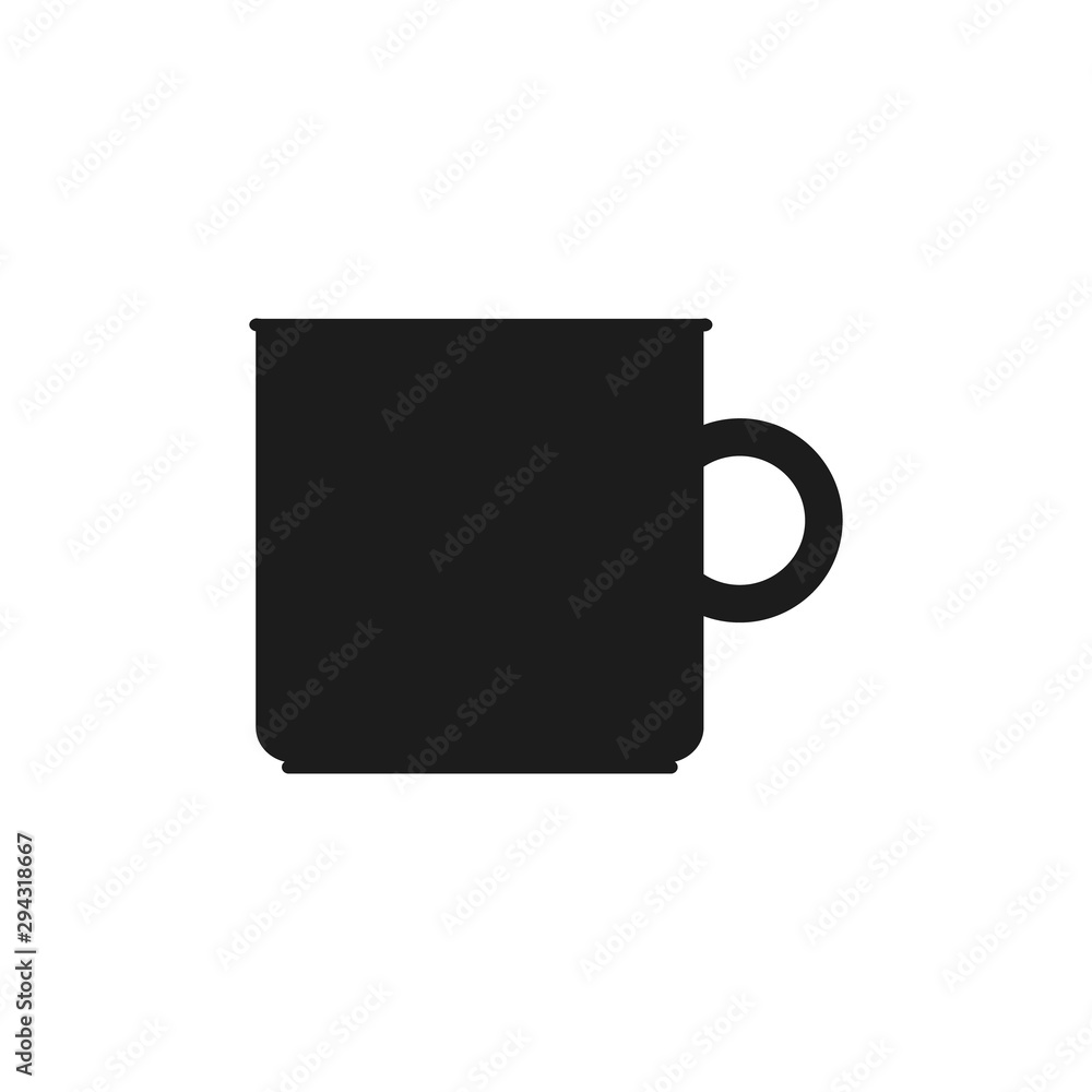 Water Mug Icon. Flat style vector EPS. Water Mug Icon. Flat style vector EPS.