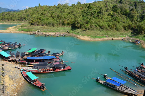 The view of the lake in Thailand