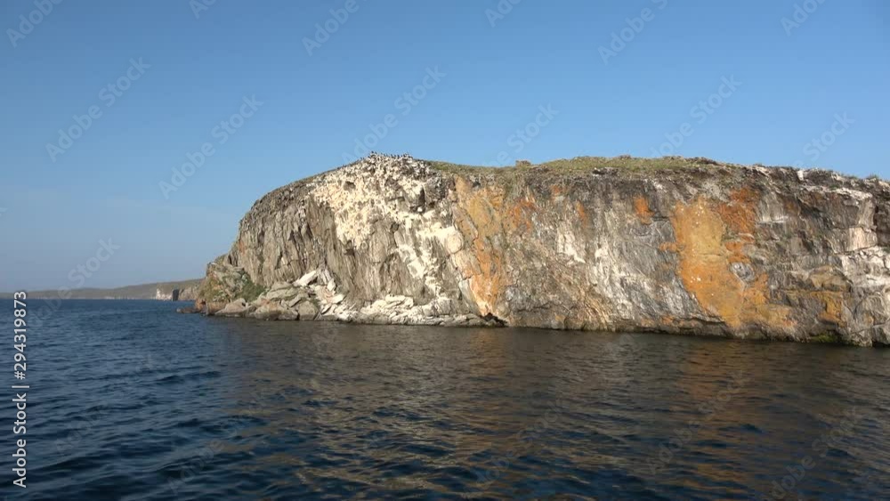 Landscapes of the Small Sea straight on lake Baikal. Landscapes of the Small Sea straight on lake Baikal.