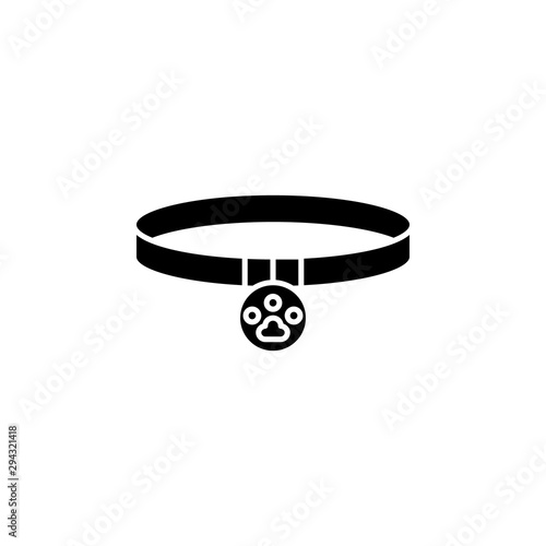 Collar, pets icon. Simple glyph, flat vector of petshop icons for ui and ux, website or mobile application