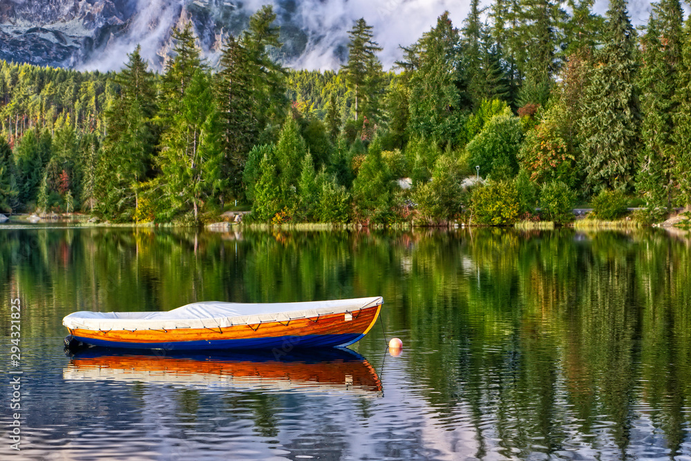 Strbske Pleso in  High Tatras from Slovakia