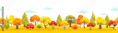 autumn park veiw