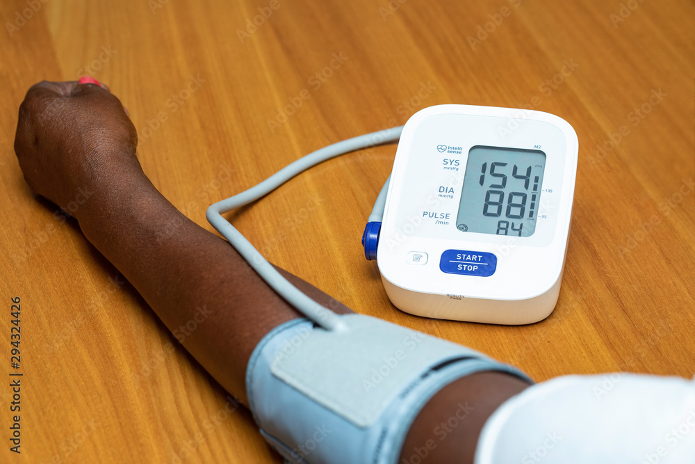 Woman's health check blood pressure Woman's health check blood pressure