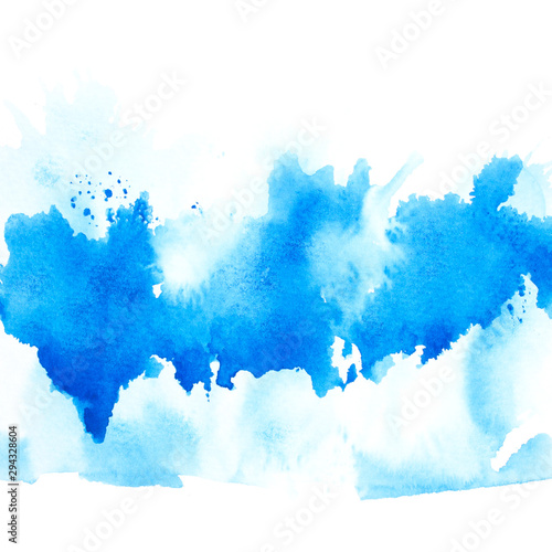 abstract watercolor background.splash brush on paper image.