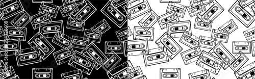 seamless musical symbols and marks seamless background with musical notes,  Seamless pattern with music notes  vector