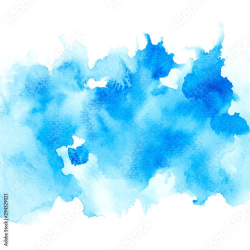 splash brush blue abstract watercolor background