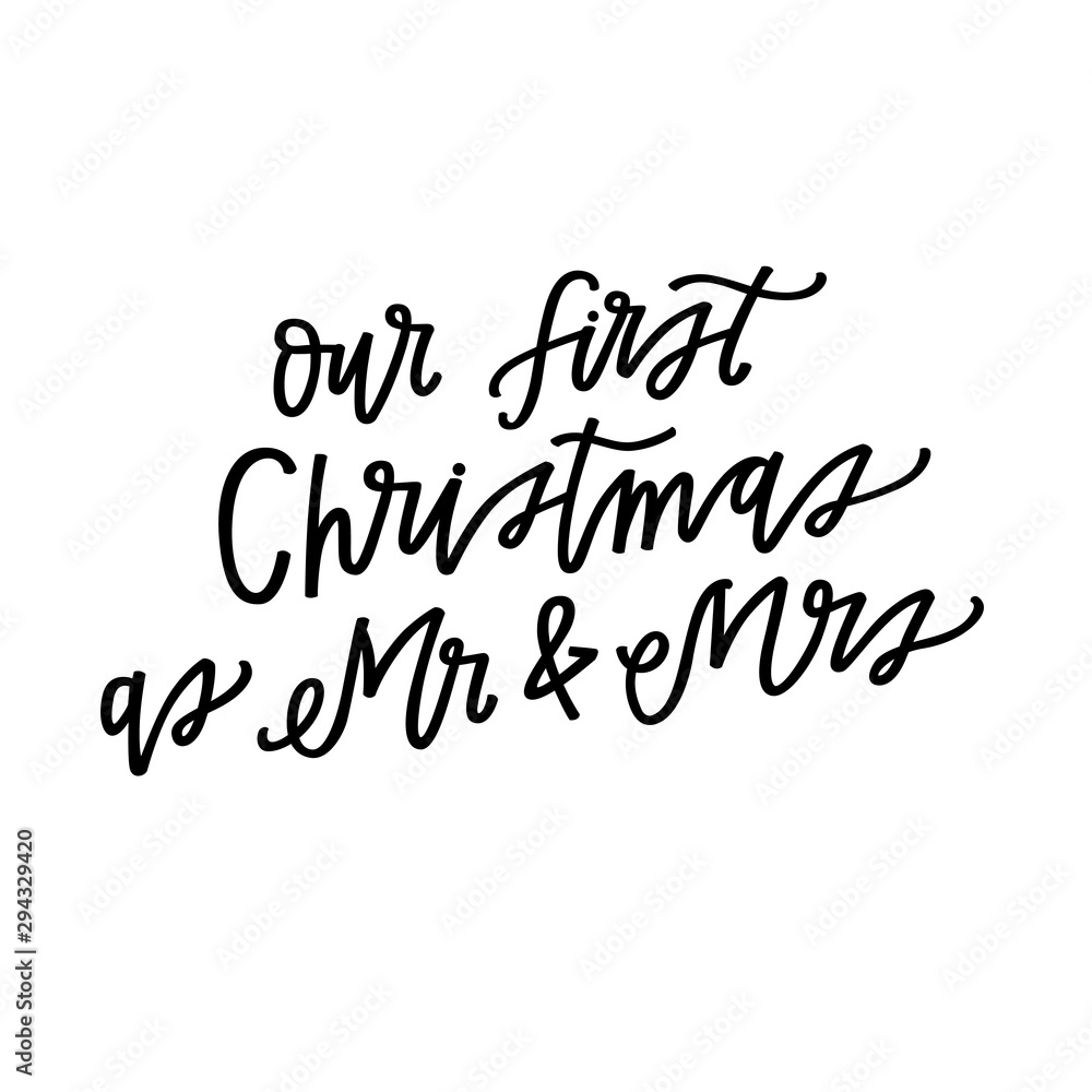 Our first Christmas as Mr and Mrs