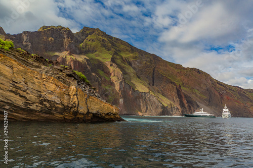 Volcano on the Islands, Galapagos, Pacific ocean