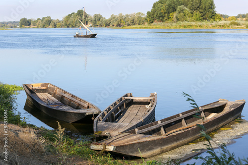 on the banks of the Loire river