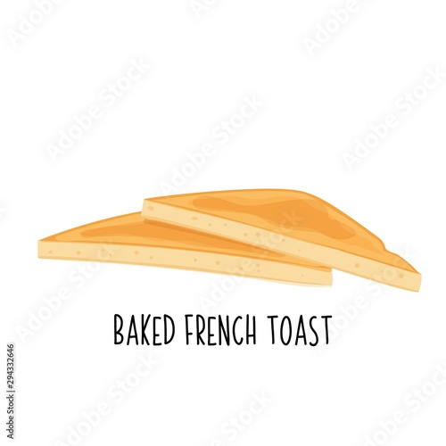 Baked toast icon
