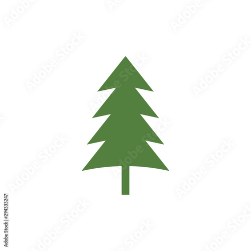 Cedar tree graphic design template vector isolated