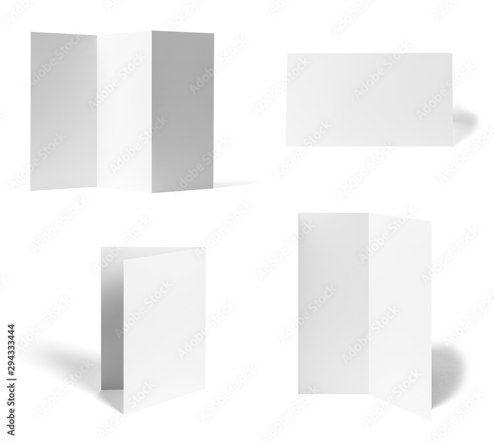 folded leaflet white blank paper template book desktop calendar folded leaflet white blank paper template book desktop calendar