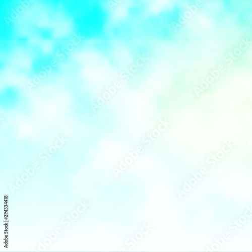 Light BLUE vector template with sky, clouds. Gradient illustration with colorful sky, clouds. Pattern for your booklets, leaflets.