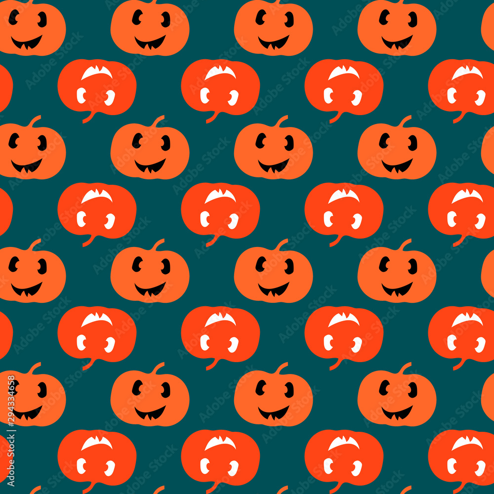 Halloween seamless pattern with pumkin.Can be used for wallpaper, web page background, surface textures. Halloween seamless pattern with pumkin.Can be used for wallpaper, web page background, surface textures.