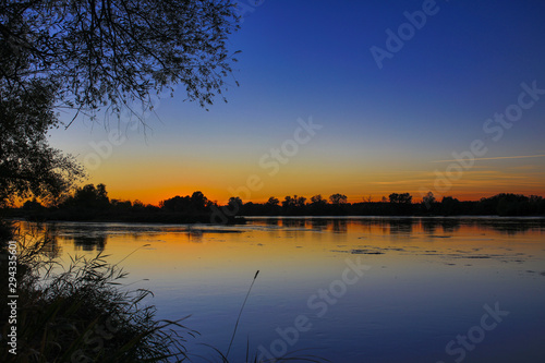 Foto on the banks of the Loire river