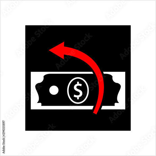 Money Back Dollar Icon Design