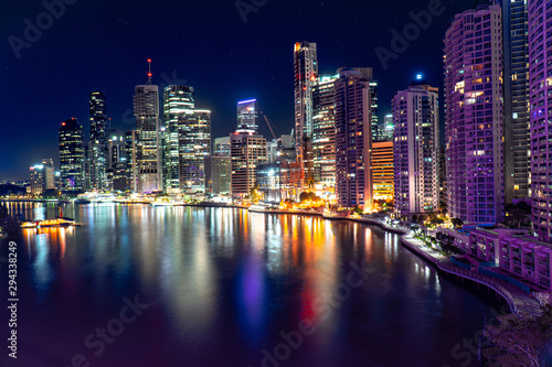 Brisbane skyline at night © Luca