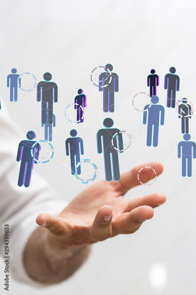 Social networking scheme - Mixed media Social networking scheme - Mixed media