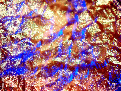 yellow and blue abstract shiny background texture