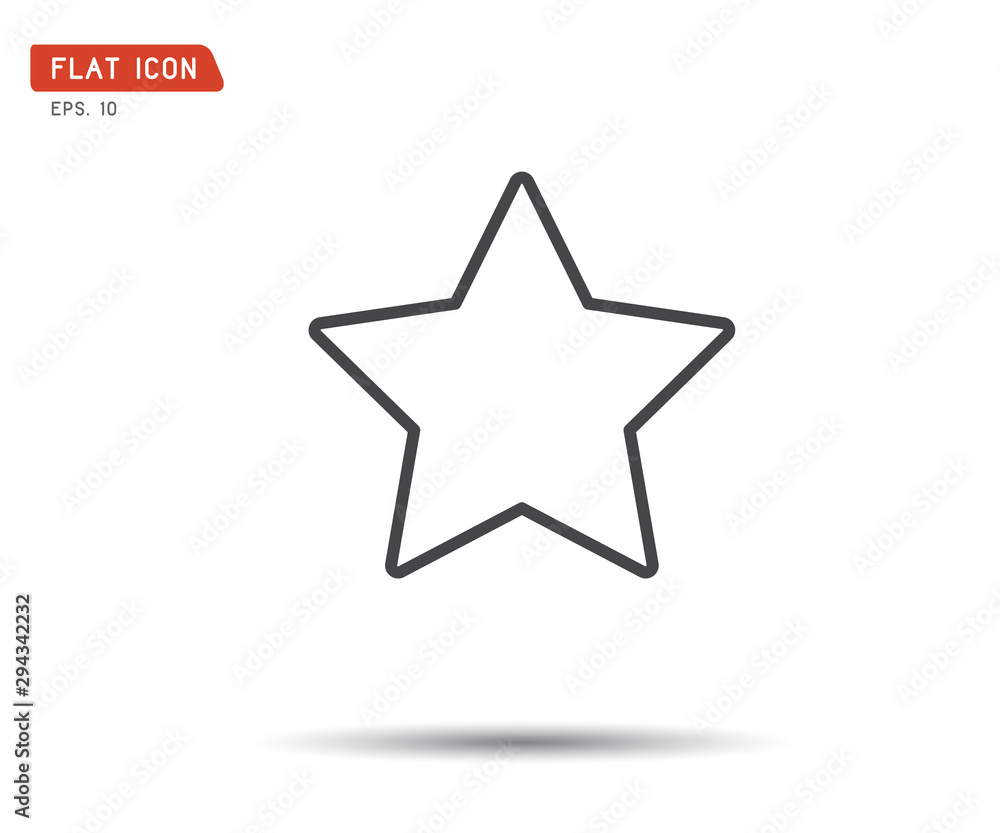 Clasic star Icon Vector, logo flat eps, illustration Clasic star Icon Vector, logo flat eps, illustration