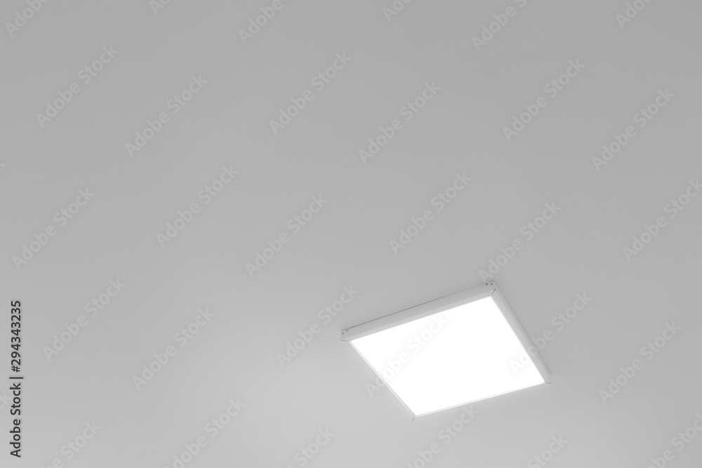 white minimalism office interior background wallpaper view of top lamp illumination with empty copy space for text white minimalism office interior background wallpaper view of top lamp illumination with empty copy space for text