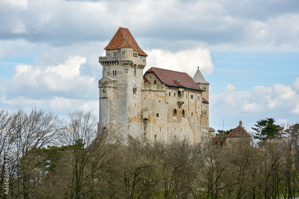 Liechtenstein Castle situated a little bit south of Vienna in Austria Liechtenstein Castle situated a little bit south of Vienna in Austria