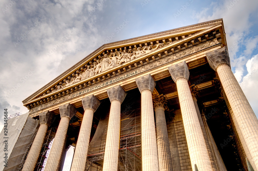 Paris, Madeleine Church, HDR image