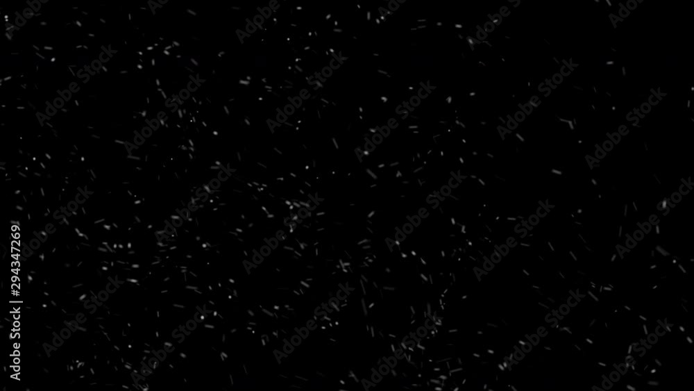 Winter Snow falling. Snow isolated on black background for motion graphics composing elements. Random snowy size turbulance in air and storm. Isolated snow snowflakes. 4K footage video. Alpha channel Winter Snow falling. Snow isolated on black background for motion graphics composing elements. Random snowy size turbulance in air and storm. Isolated snow snowflakes. 4K footage video. Alpha channel