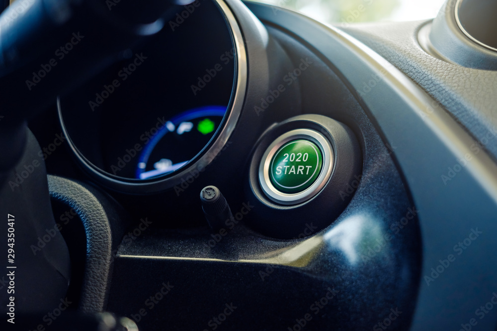 2020 Vehicle Push Start Engine Button