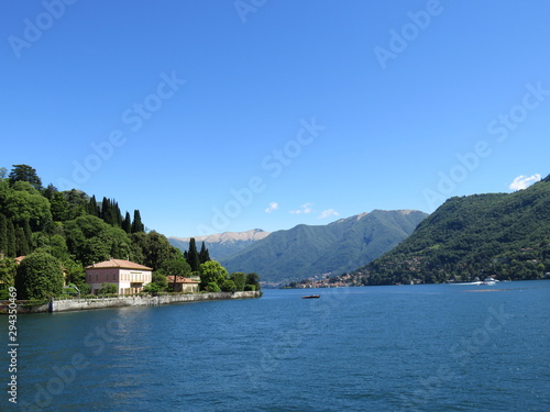 lake view with surrounding mountains from the boat © Mladen