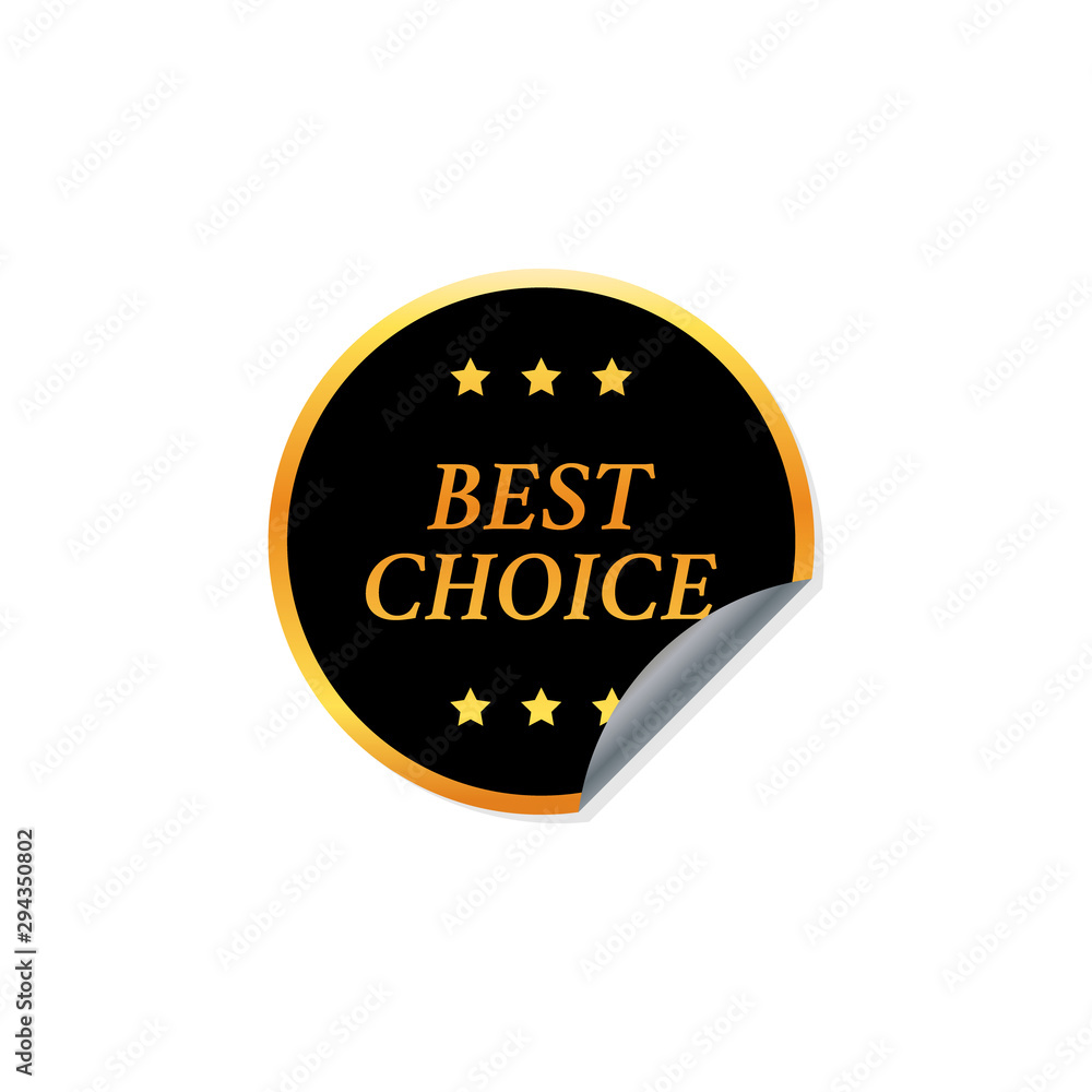 Round Best Choice Sticker Label Round Best Choice Sticker Label