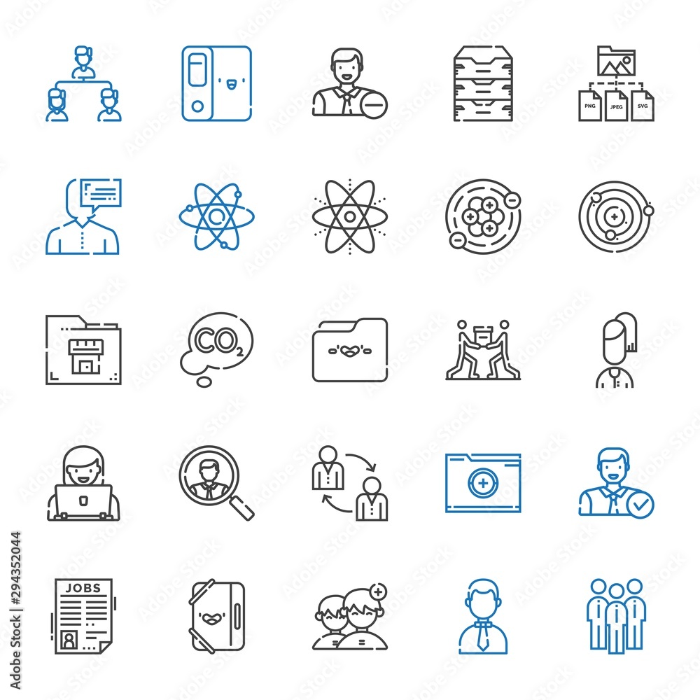 organization icons set organization icons set