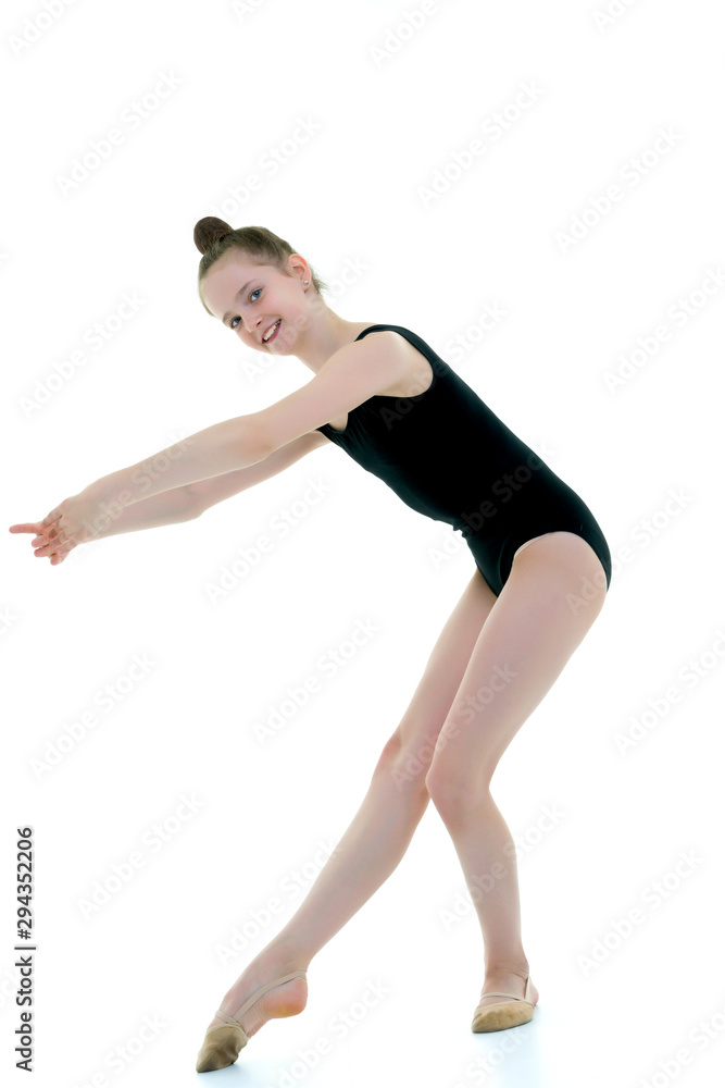 The gymnast perform an acrobatic element. The gymnast perform an acrobatic element.