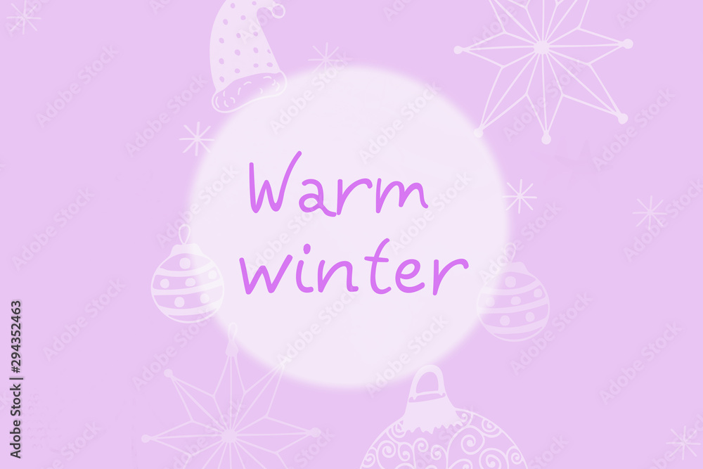 Naklejka premium Happy New Year and Christmas card