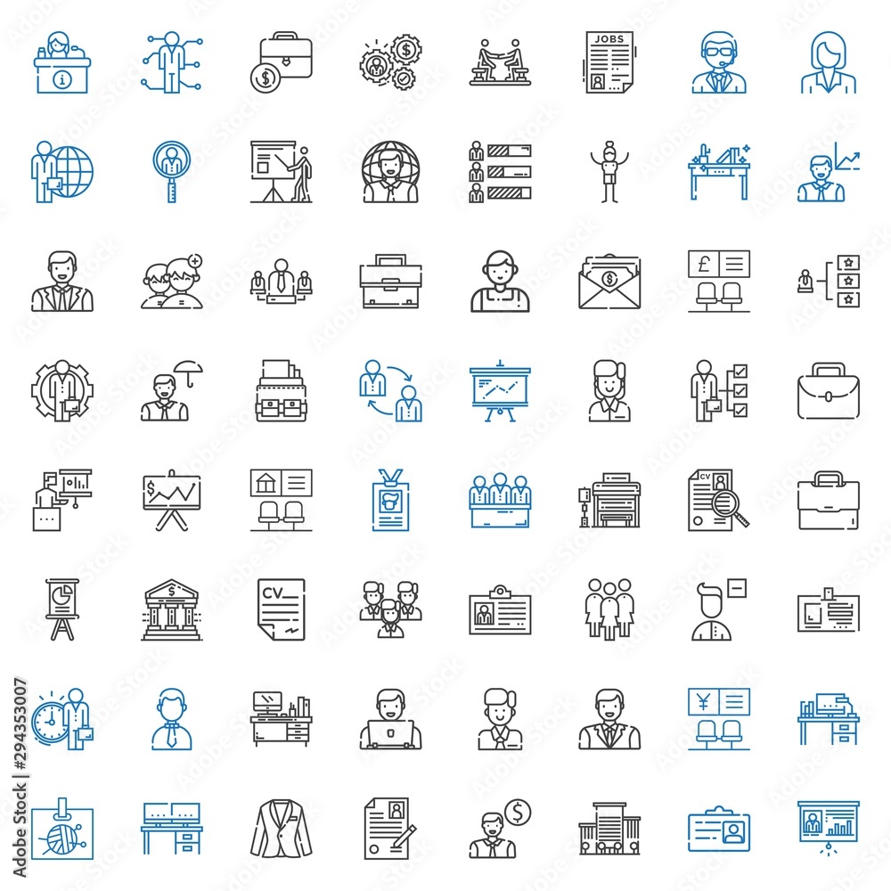 businessman icons set businessman icons set