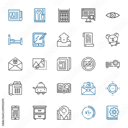 information icons set