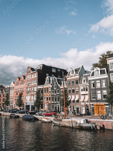Traditional Houses and Architecture in Amsterdam, The Netherlands © SmallWorldProduction