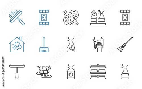 sponge icons set