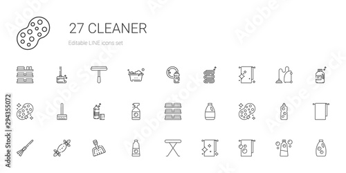 cleaner icons set