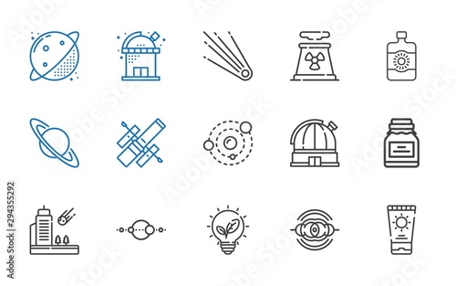 solar icons set