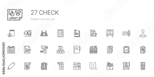 check icons set