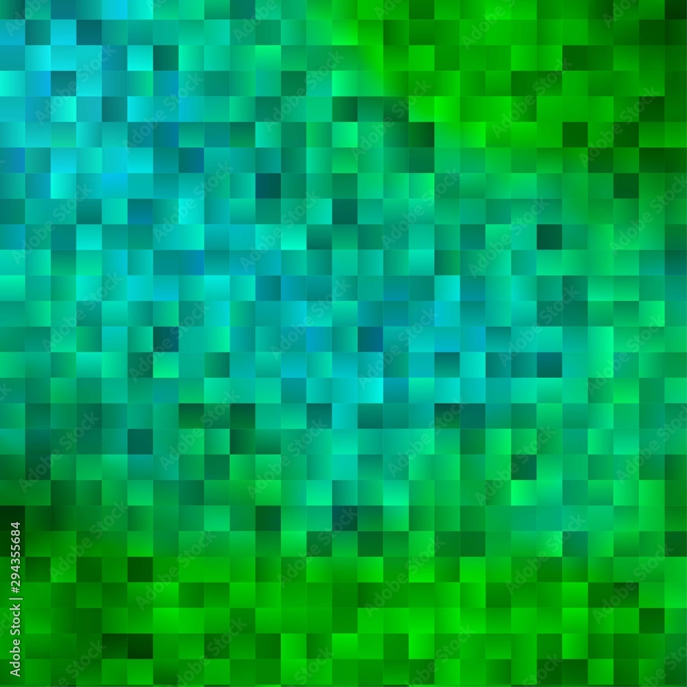Light Green vector pattern in square style. Light Green vector pattern in square style.
