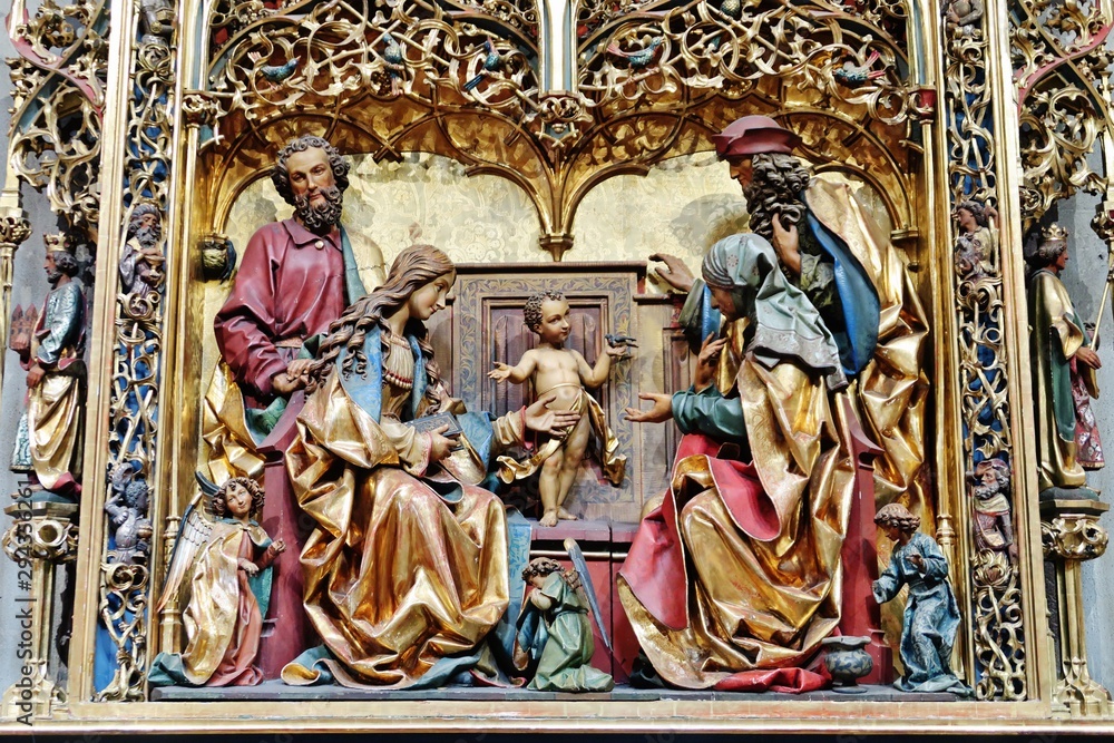 Altarbild, Martinsmünster, Colmar, Elsass