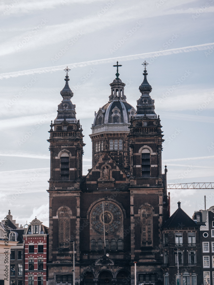a huge church in Amsterdam, Netherlands
