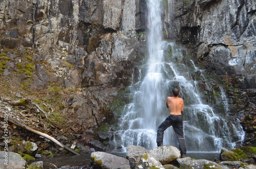 waterfall in forest