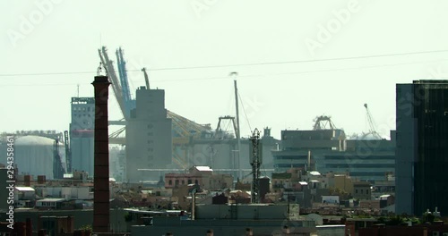 Wallpaper Mural barcelona skyline city coast mediterranean Torontodigital.ca